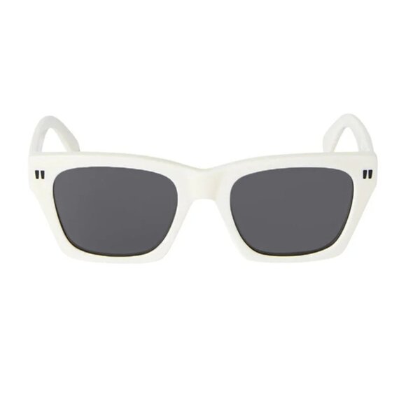 NEW OFF-WHITE SUNGLASSES WHITE UNISEX EYEWEAR OFF-WHITE OERI13X VALDEZ 0107